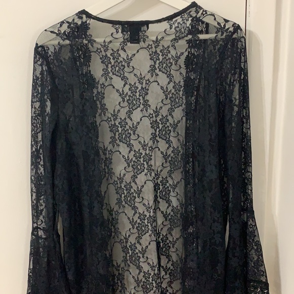 Intimate long lace open cardigan - Picture 4 of 4